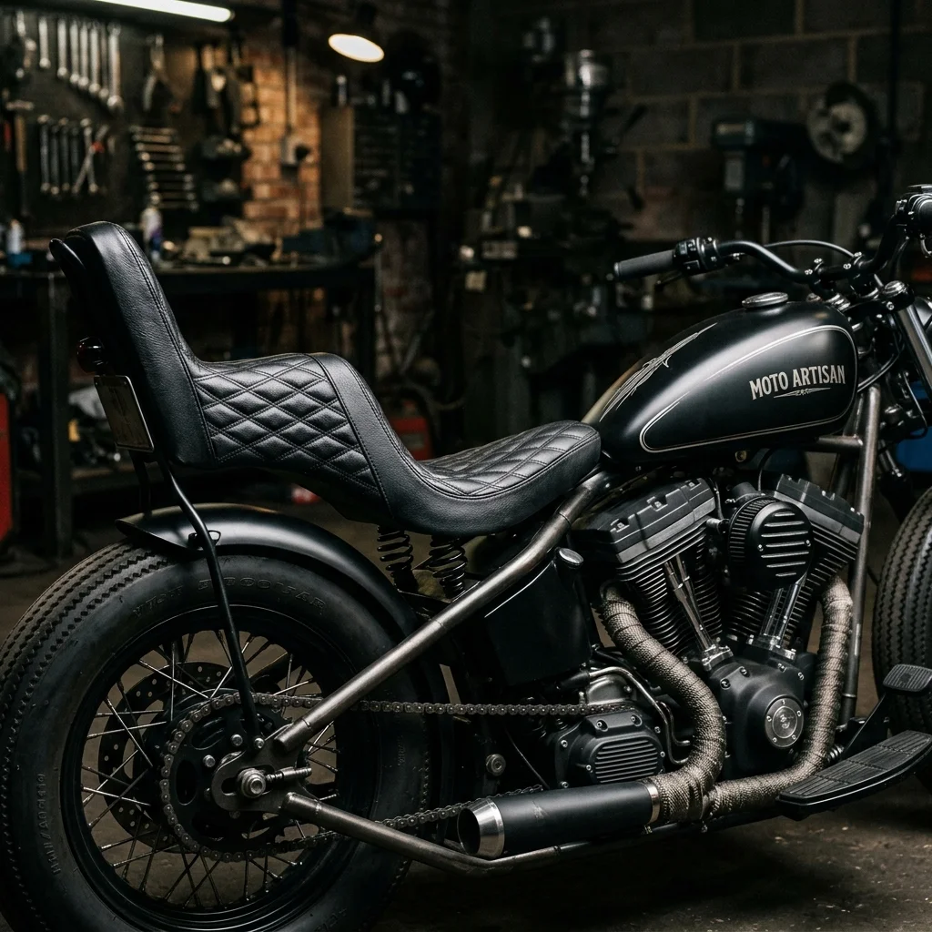 Customowe siedzenie do motocykli typu Cruiser / Chopper / Bobber – jak połączyć niski profil z wygodą na długie dystanse